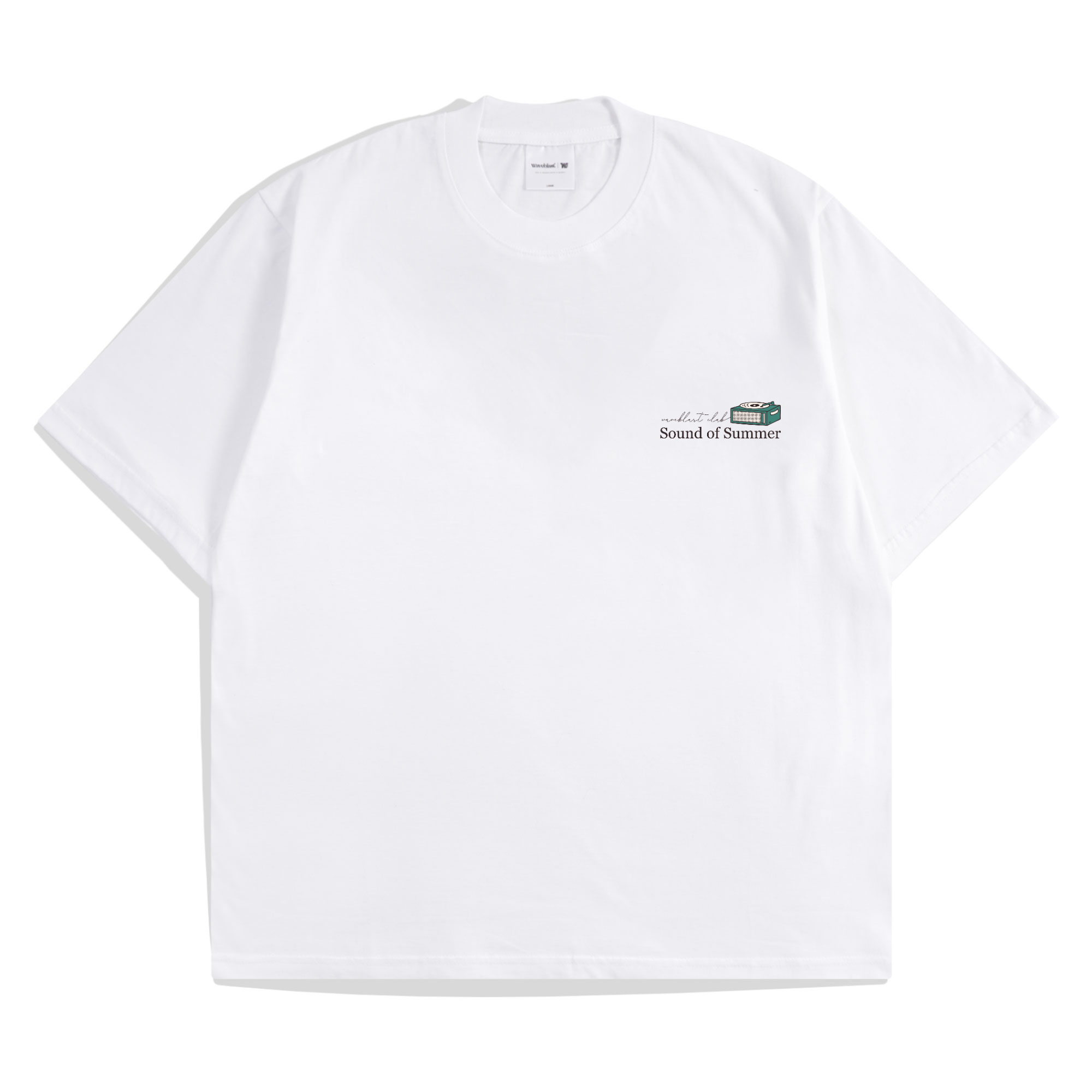 Waveblast Oversize T-Shirt Cithara White