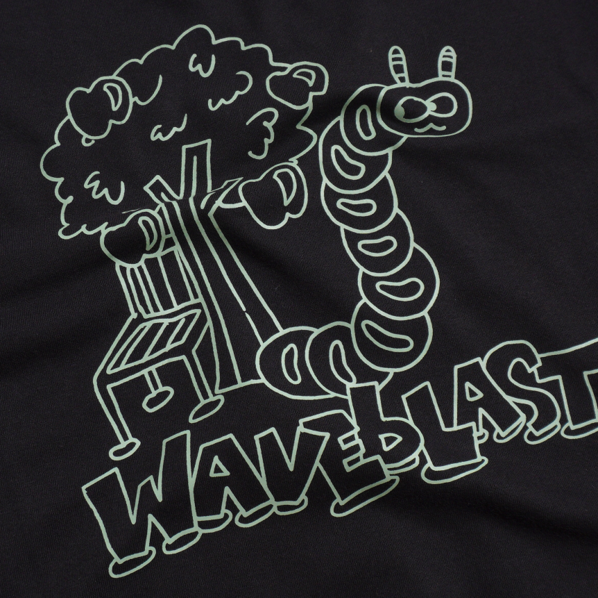 Waveblast Longsleeve Boxy - Tenace Black