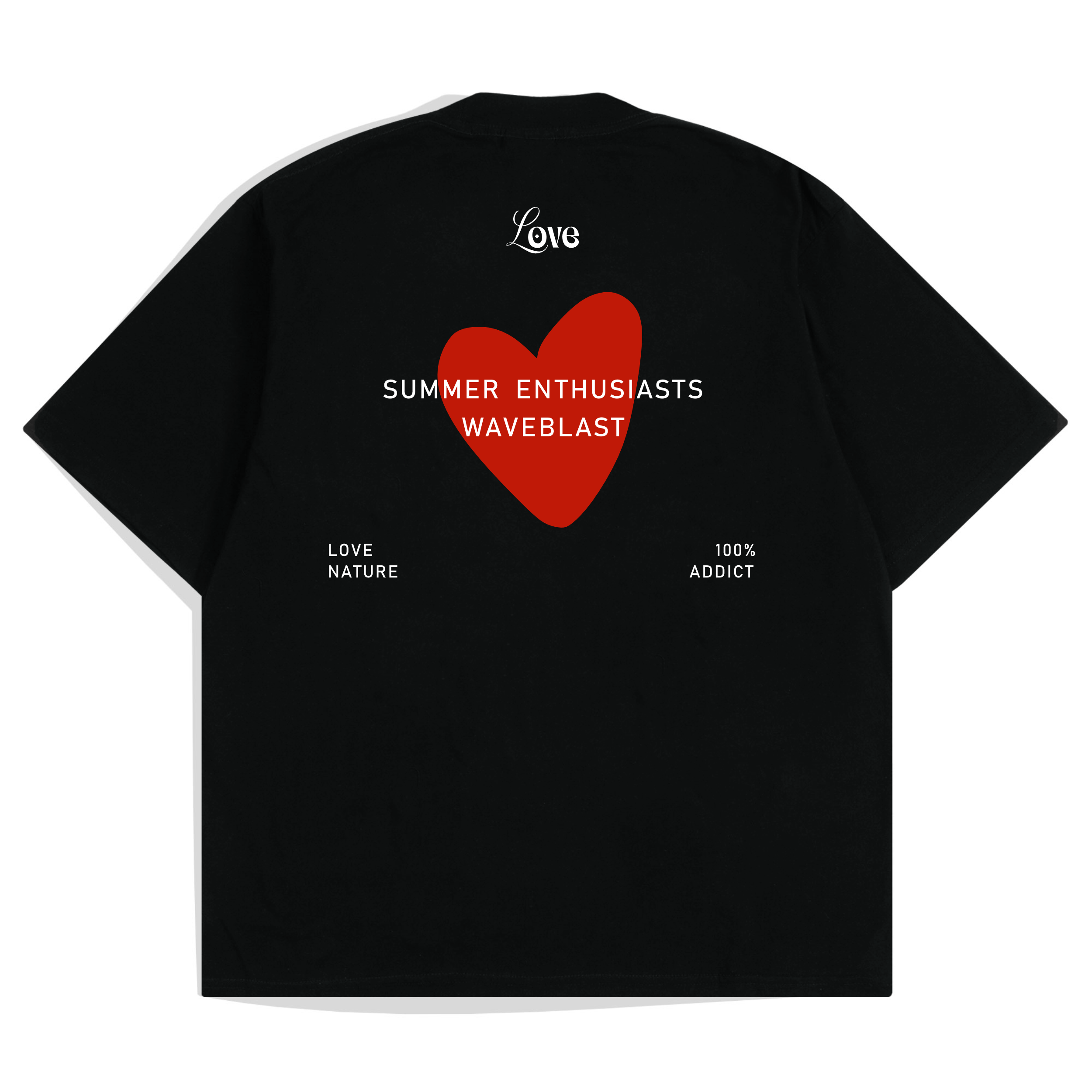 Waveblast Oversize T-Shirt - Addict Black
