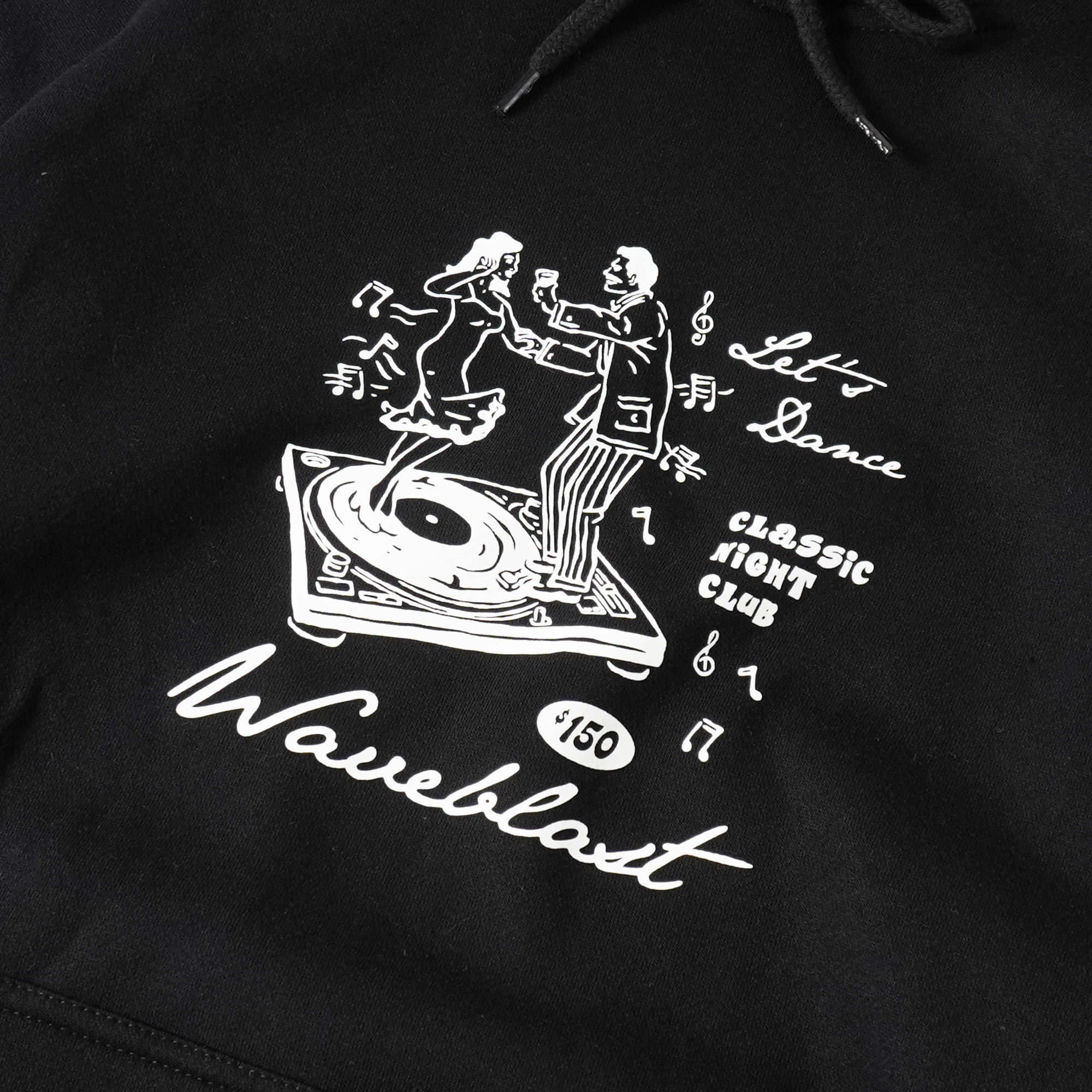 Waveblast Hoodie - Dansu Black