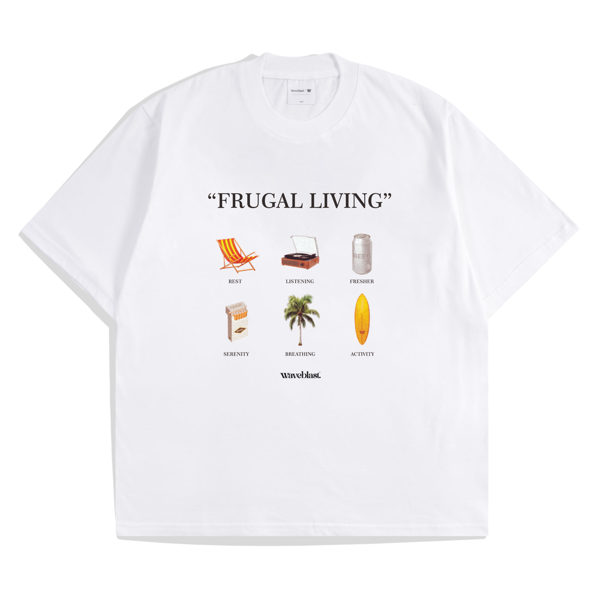 Waveblast Oversize T-Shirt Frugal White