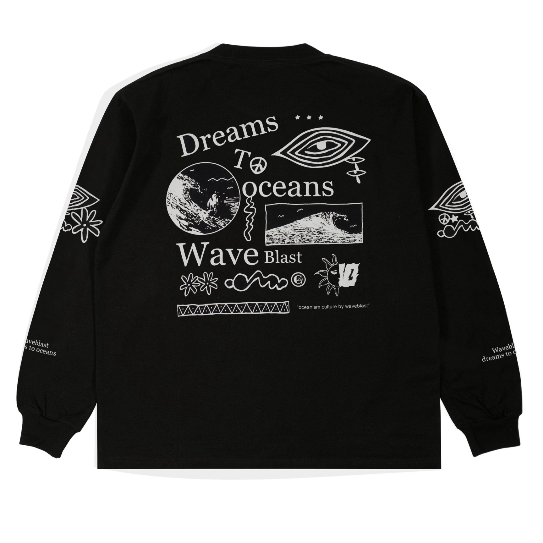 Waveblast Longsleeve - Oceans Black