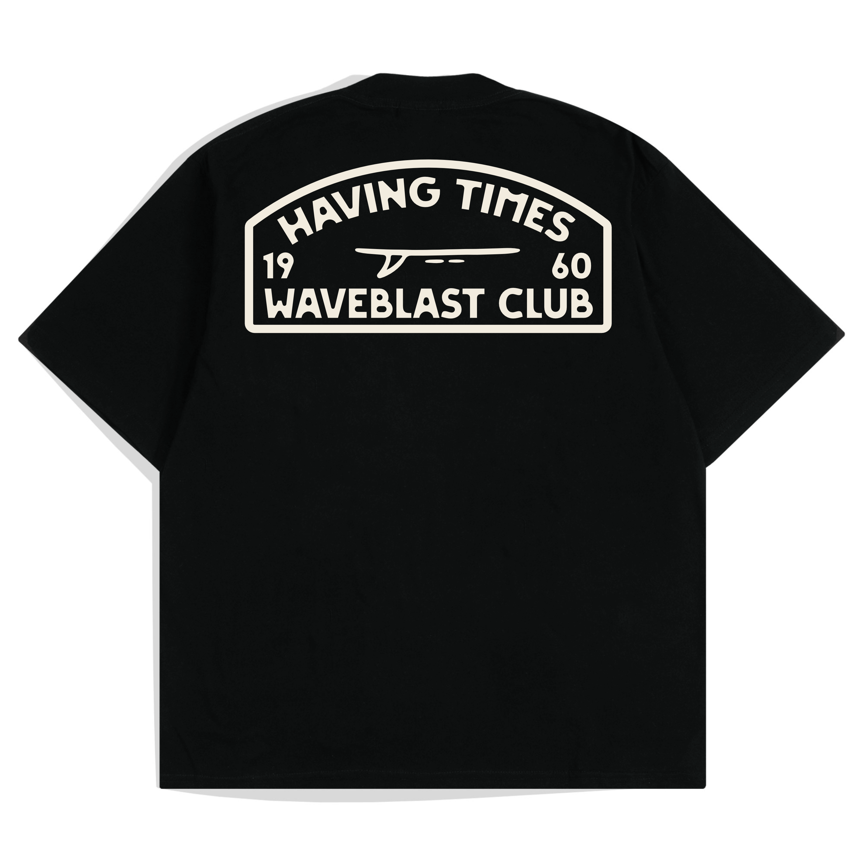 Waveblast Oversize T-Shirt Motsu Black