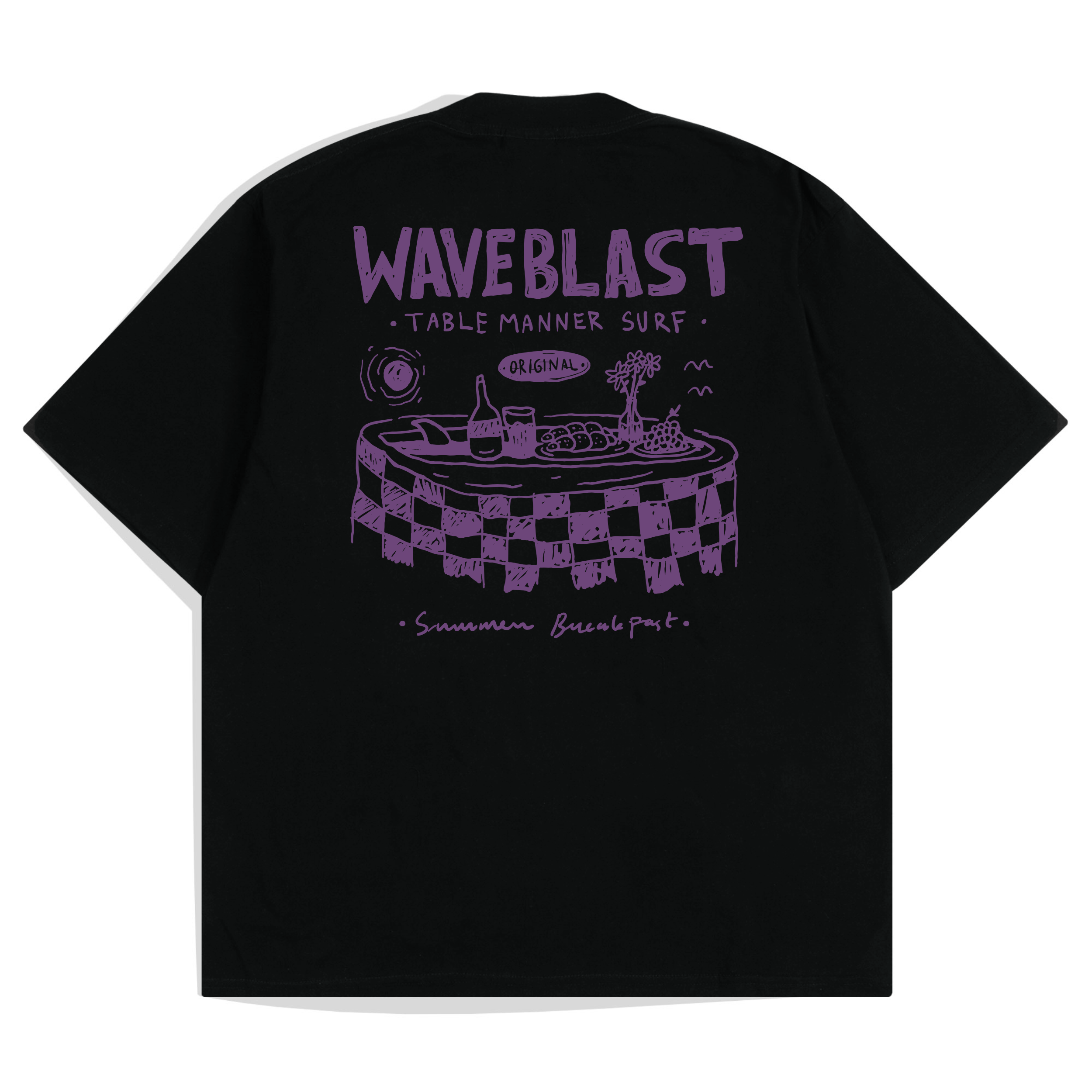 Waveblast Oversize T-Shirt Manner Black