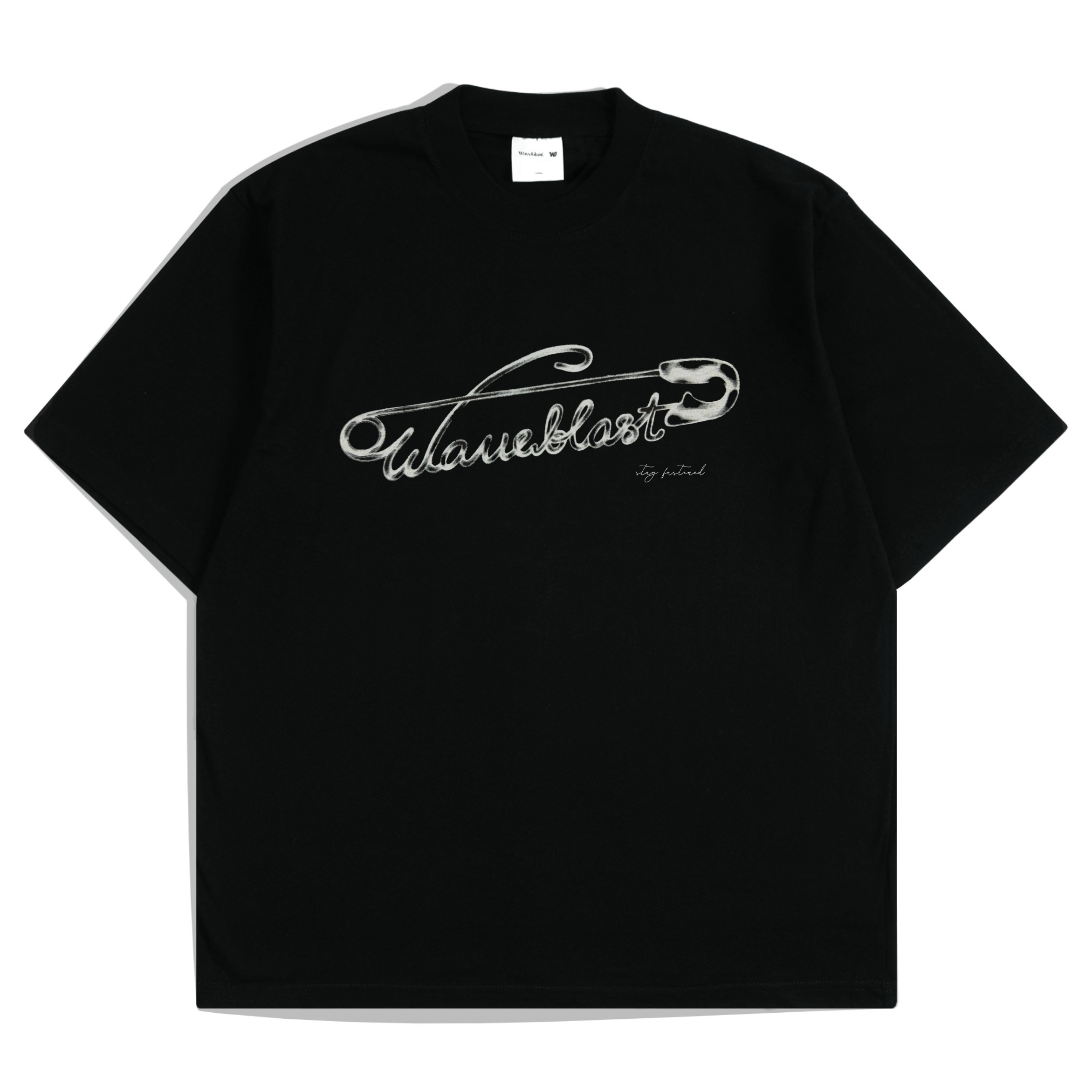 Waveblast Oversize T-Shirt Fastened Black