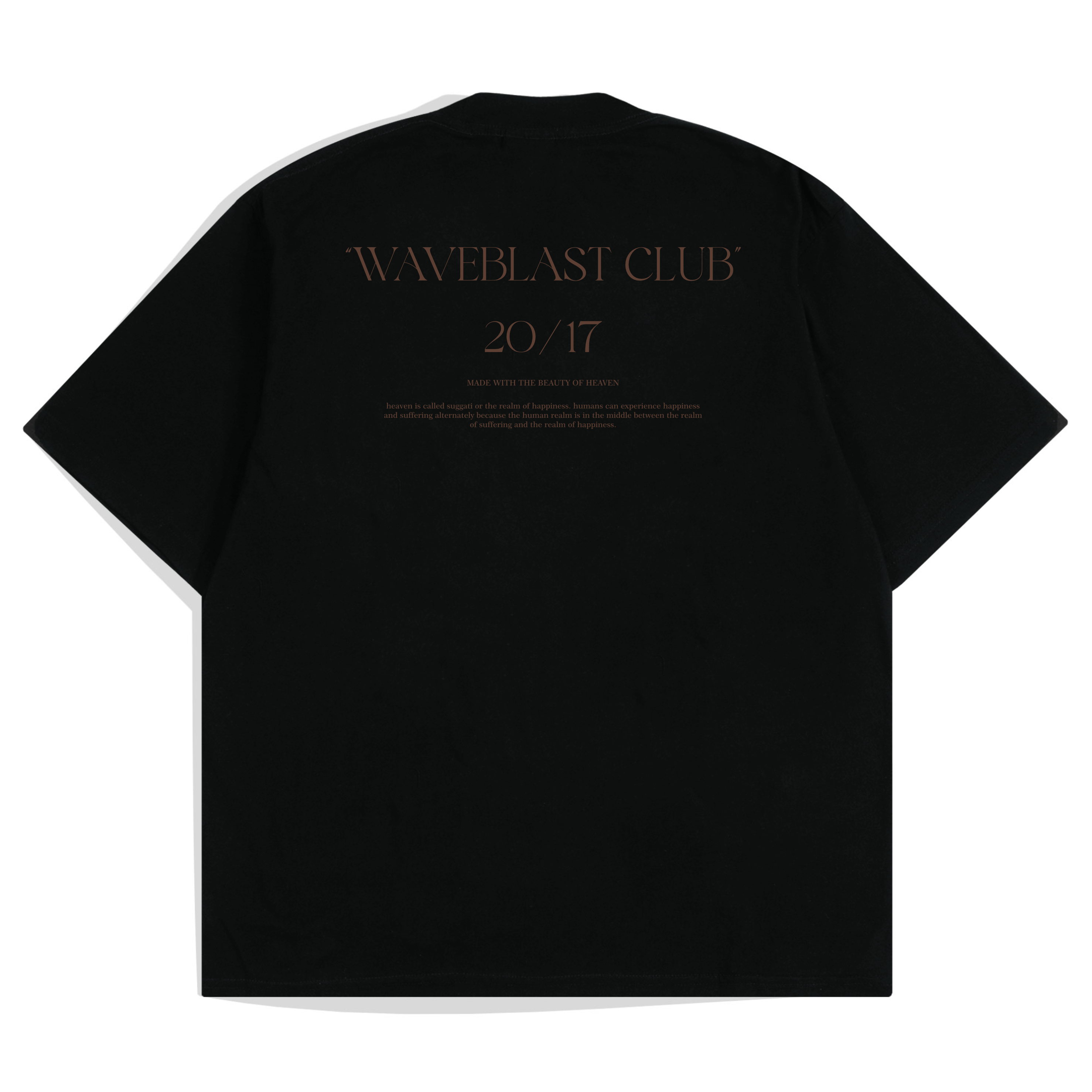 Waveblast Oversize T-Shirt Heaven Black