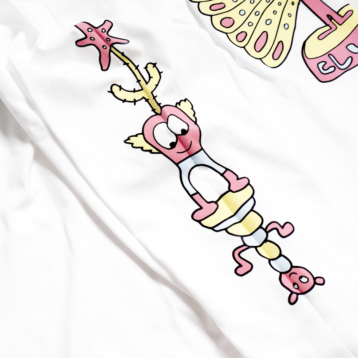 Waveblast Longsleeve Boxy - Coupe White