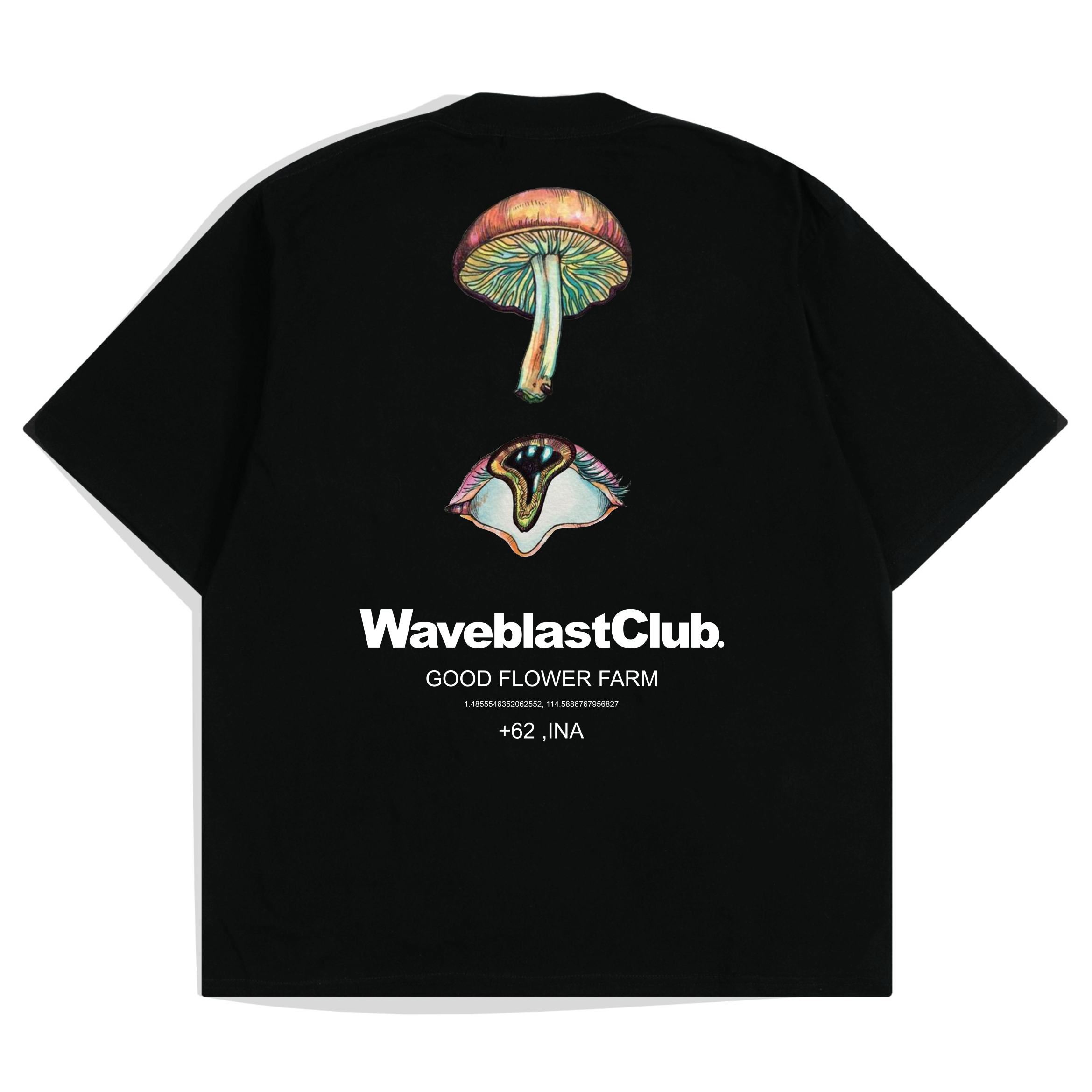 Waveblast Oversize T-Shirt Goodfarm Black