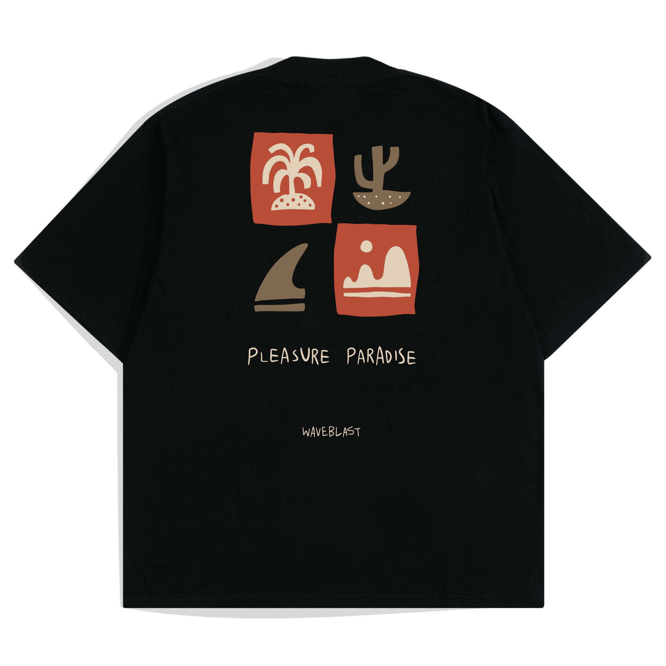 Waveblast Oversize T-Shirt Pleasure Black