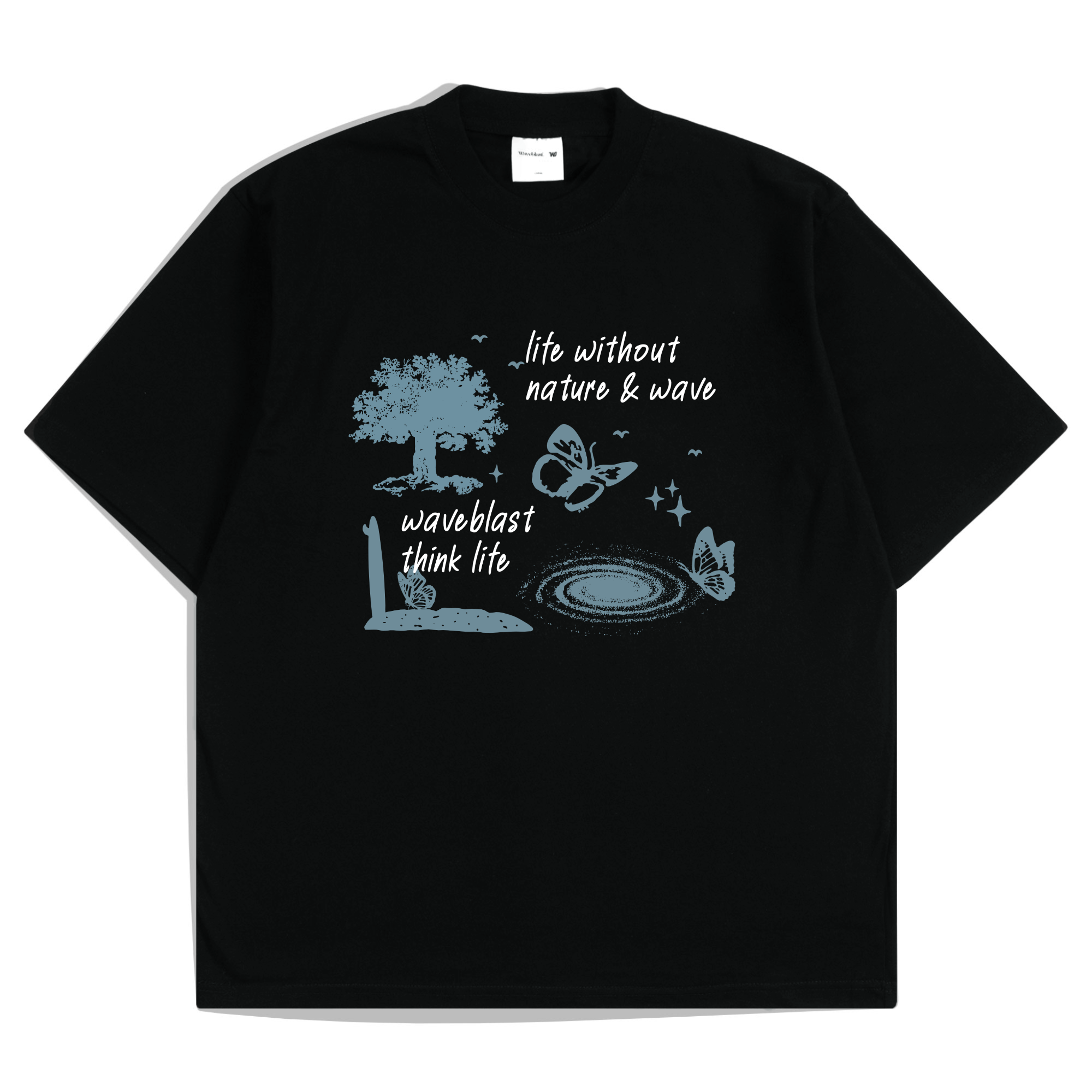 Waveblast Oversize T-Shirt Without Black