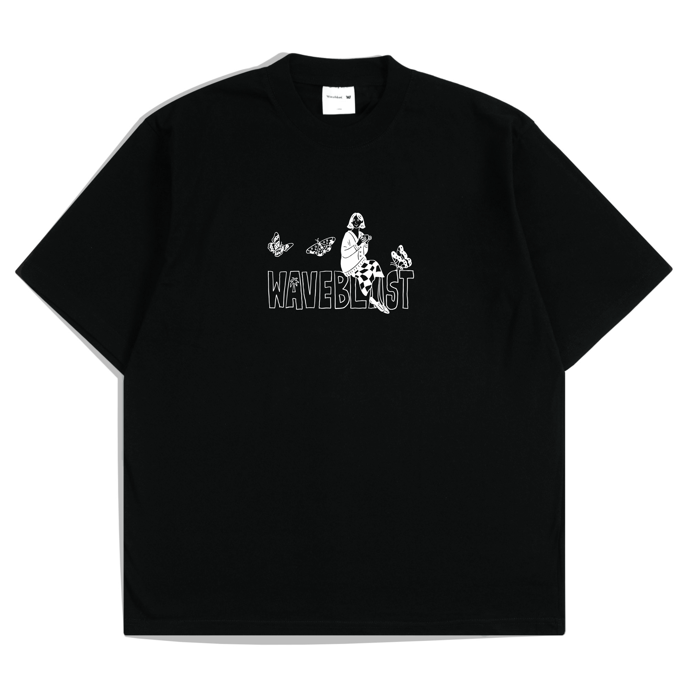 Waveblast Oversize T-Shirt Femme Black
