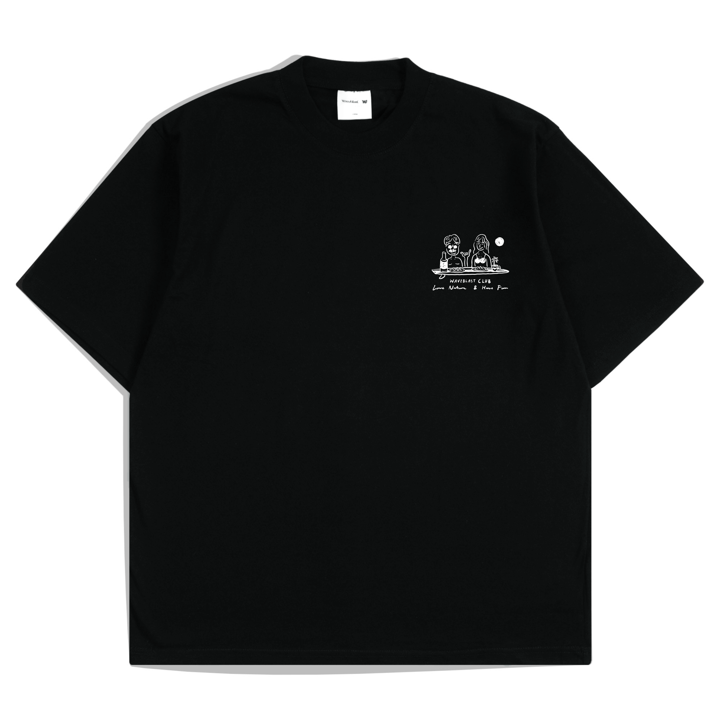 Waveblast Oversize T-Shirt Break Black