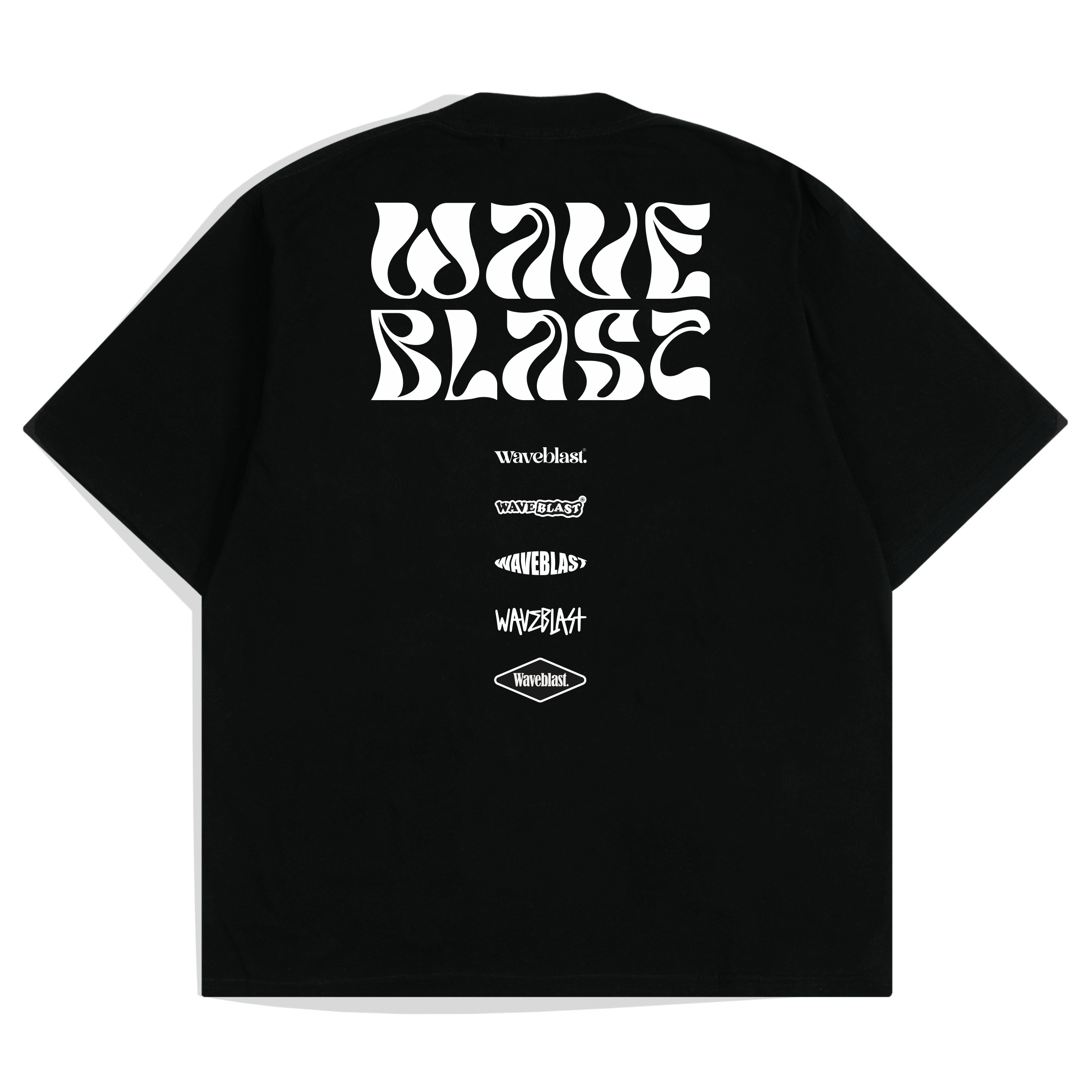 Waveblast Oversize T-Shirt Tottum Black