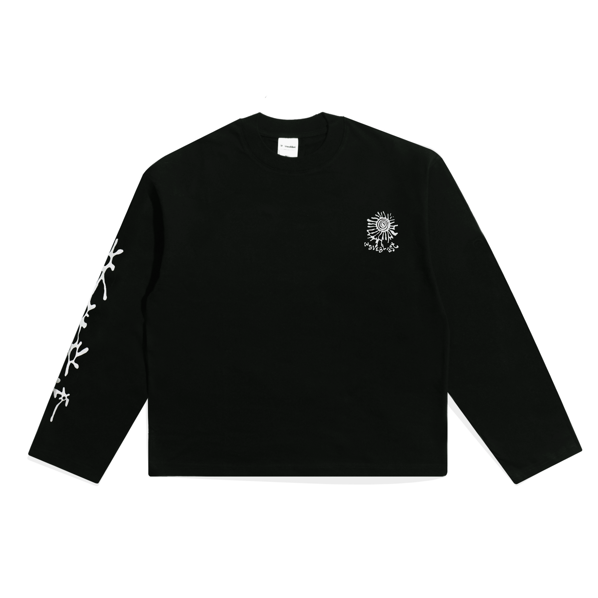 Waveblast Longsleeve Boxy - Roots Black