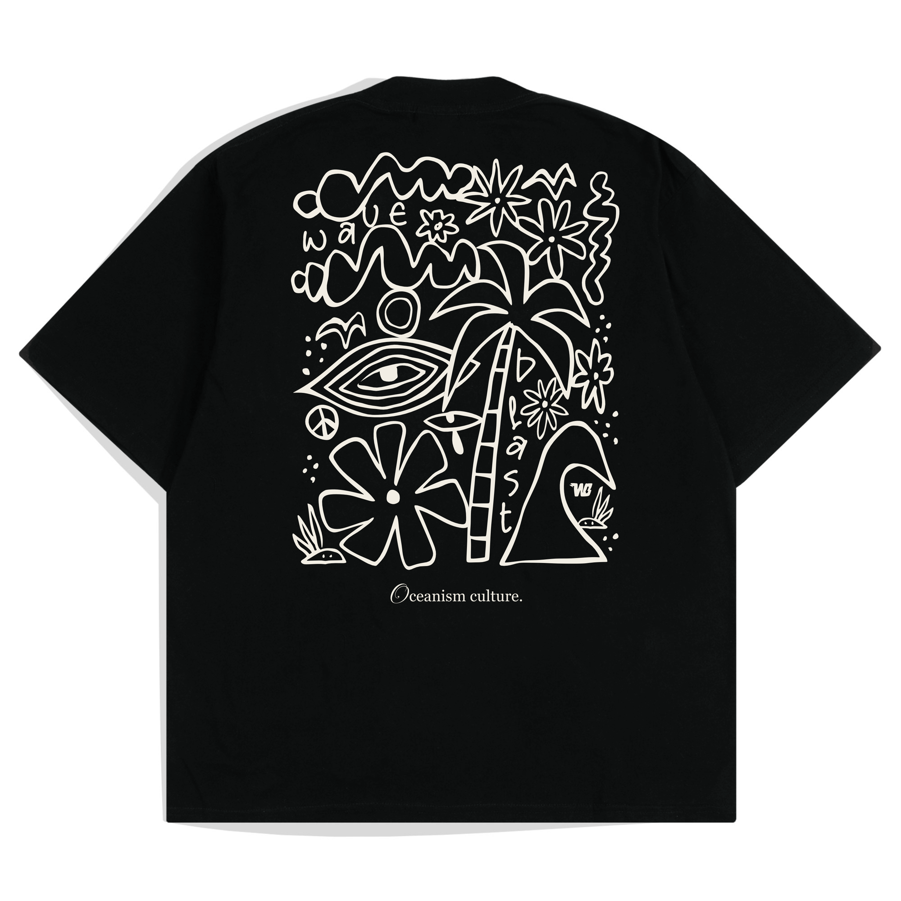 Waveblast Oversize T-Shirt Ceanis Black