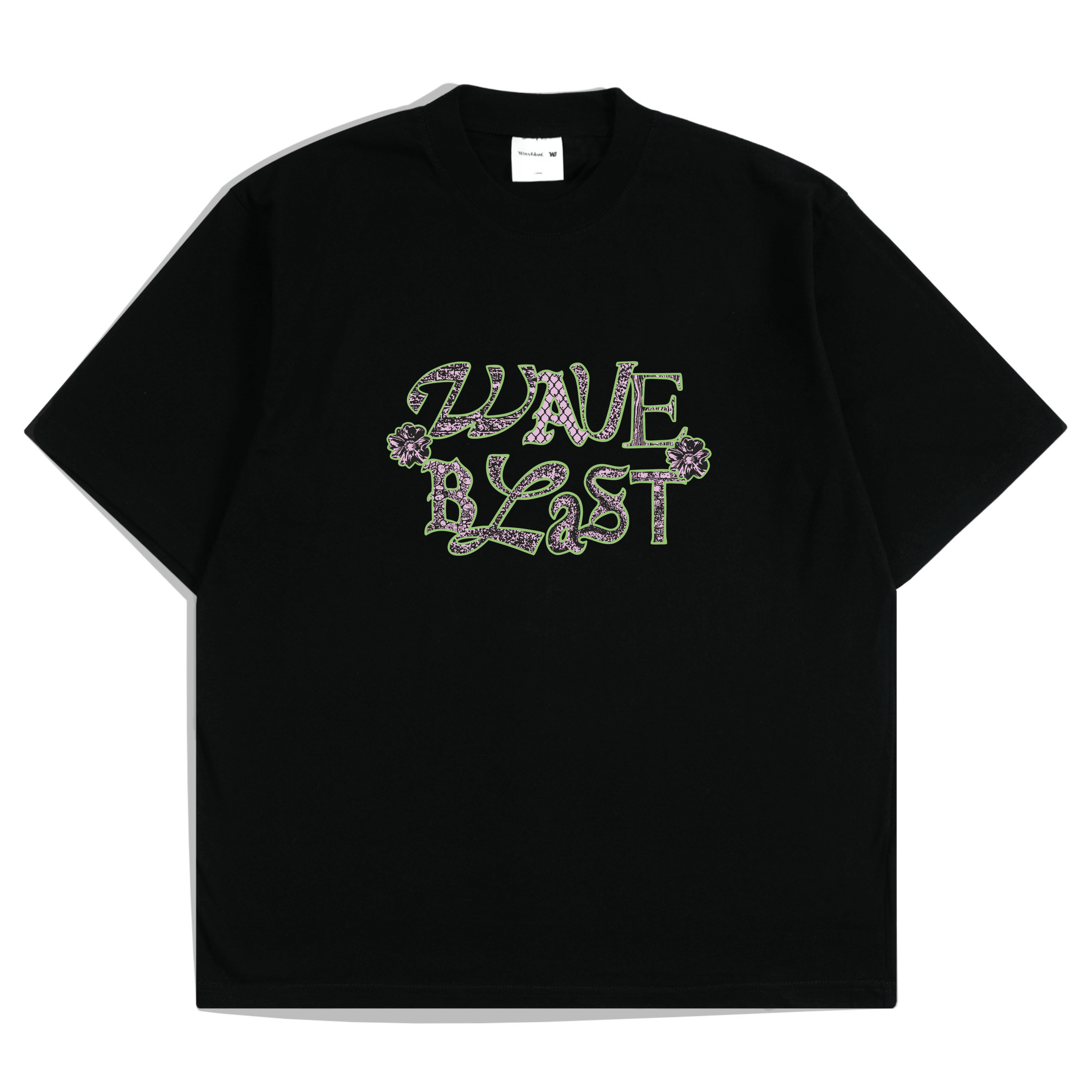 Waveblast Oversize T-Shirt Tache Black