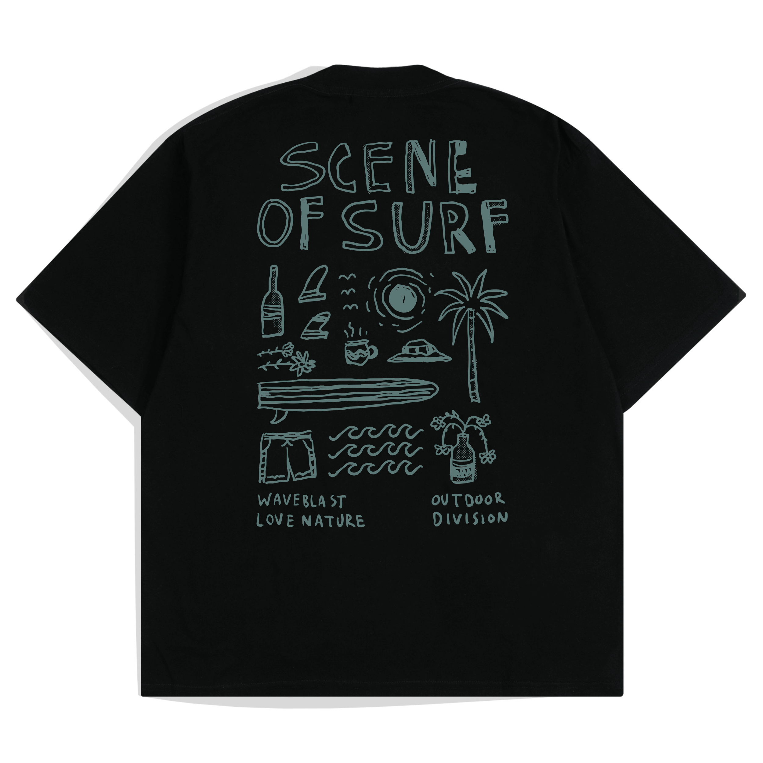 Waveblast Oversize T-Shirt Voir Black