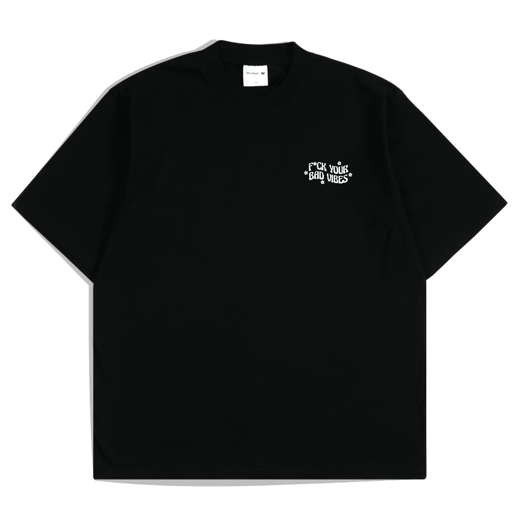 Waveblast Oversize T-Shirt Bad Vibes Black