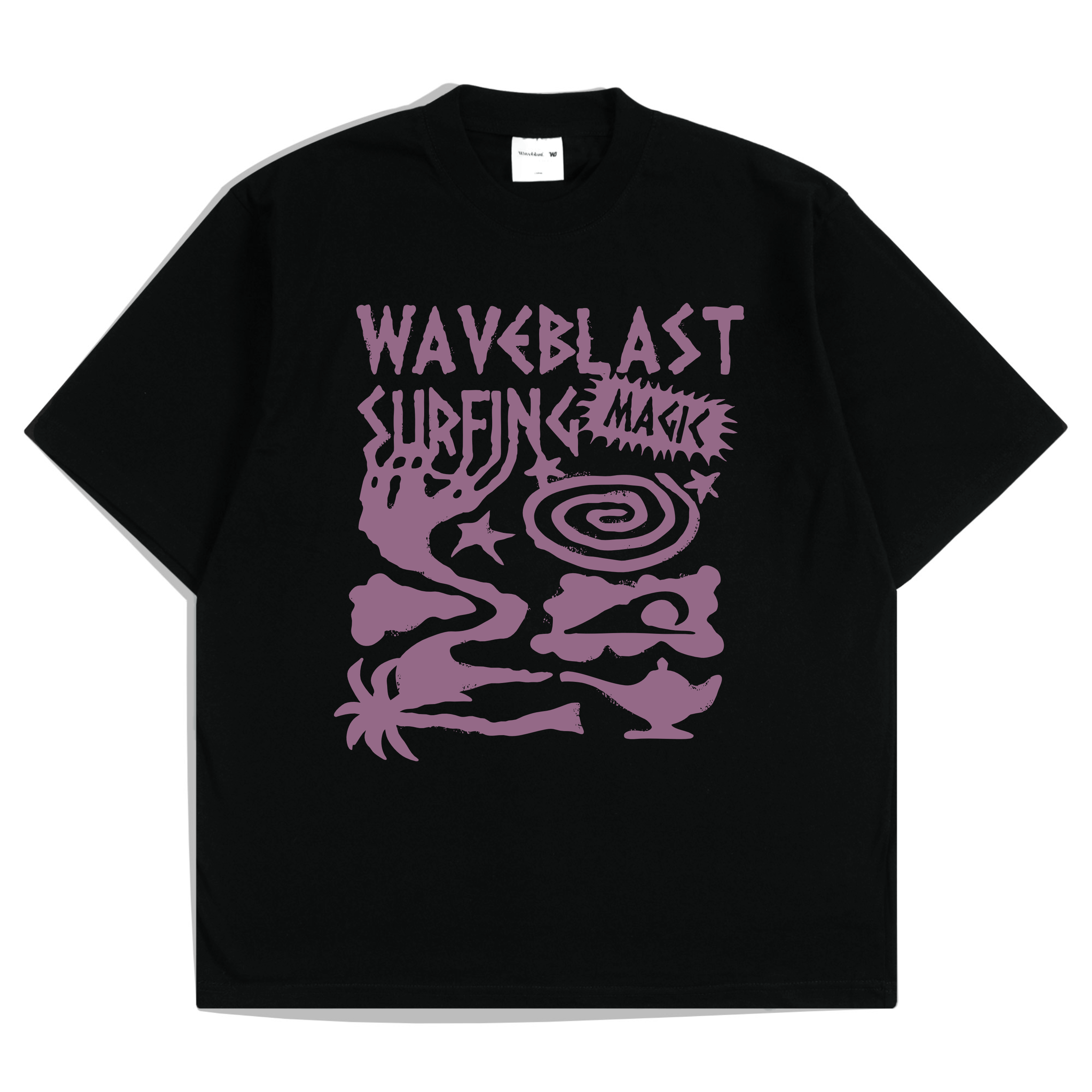Waveblast Oversize T-Shirt Magical Black