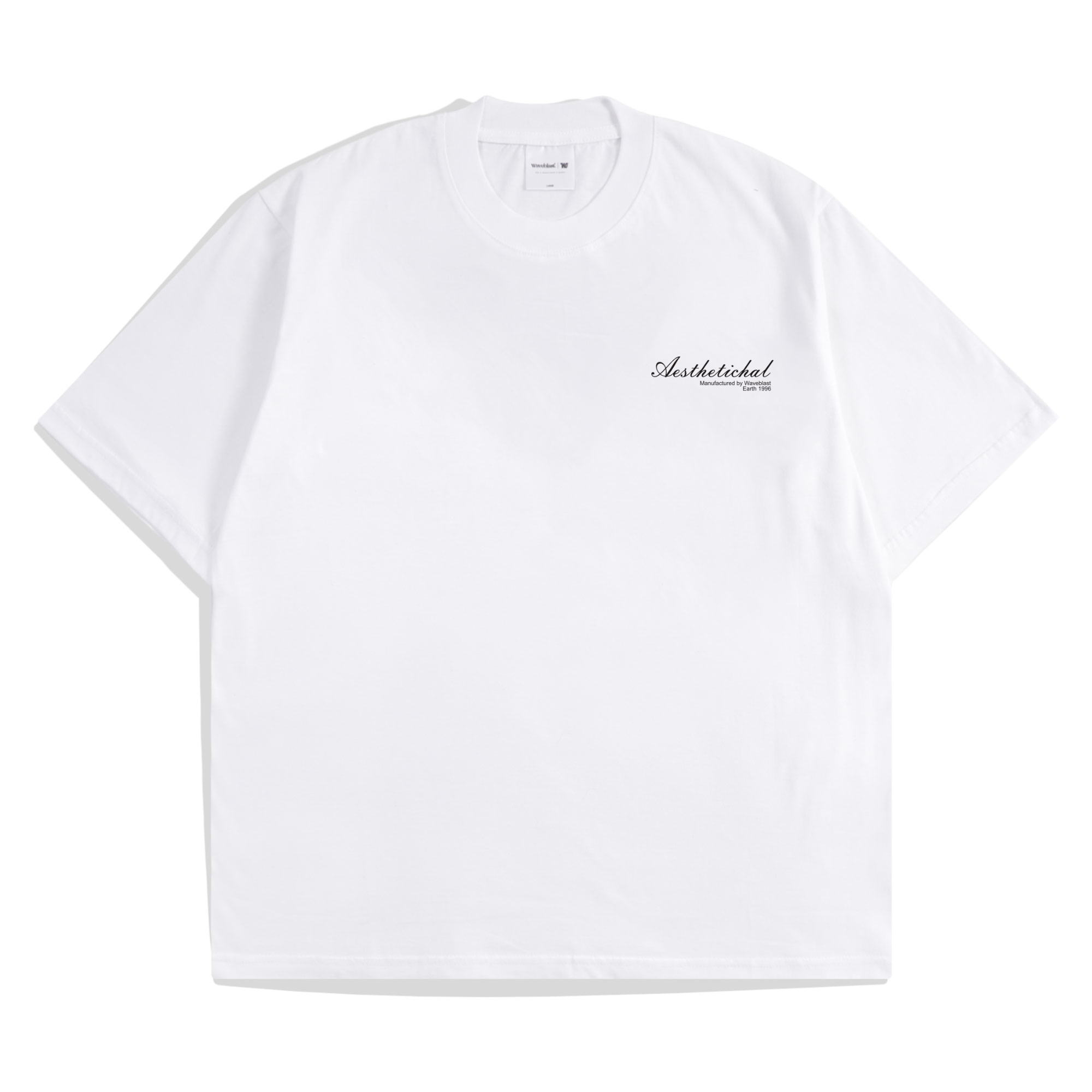 Waveblast Oversize T-Shirt Aesthetichal White