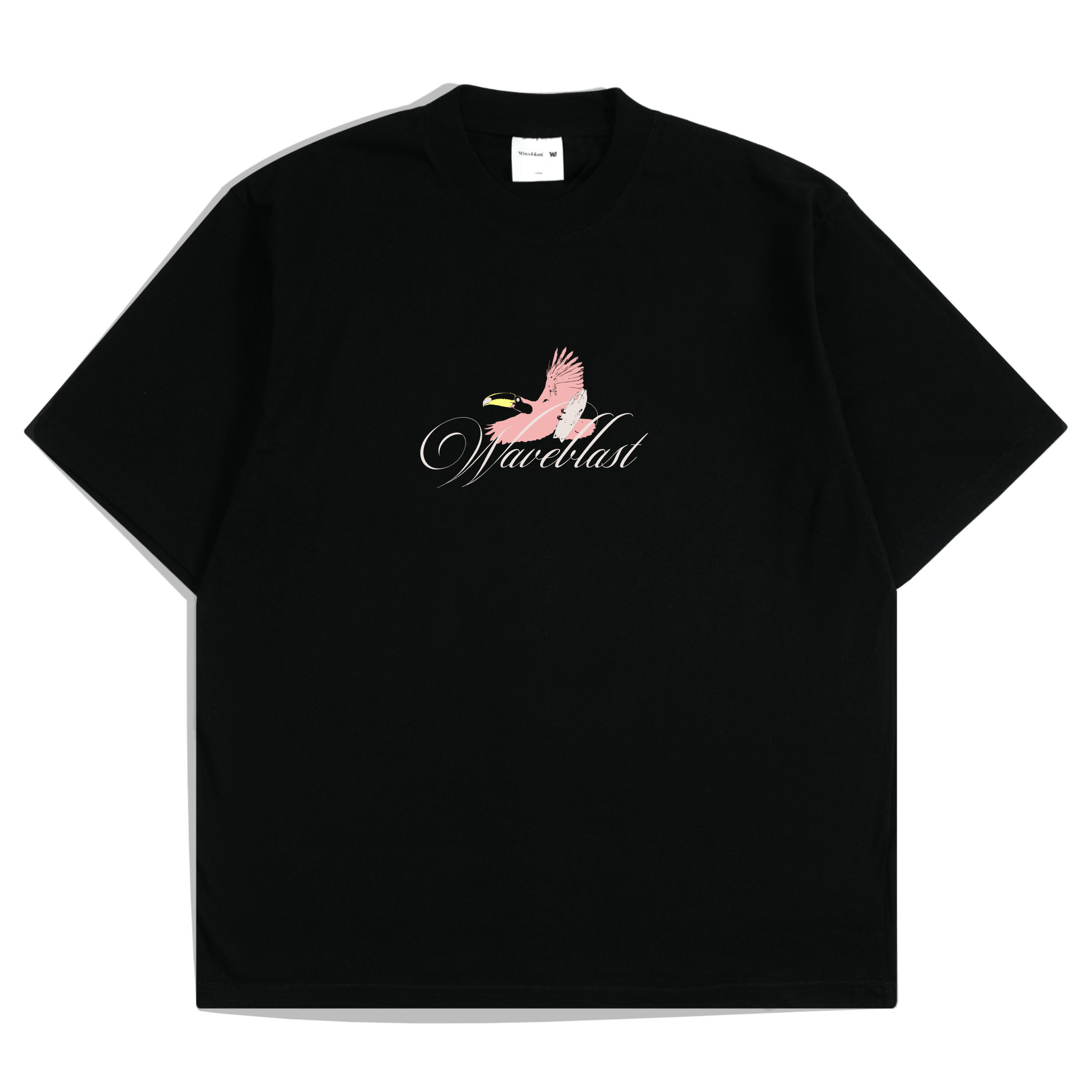 Waveblast Oversize T-Shirt Bird Black