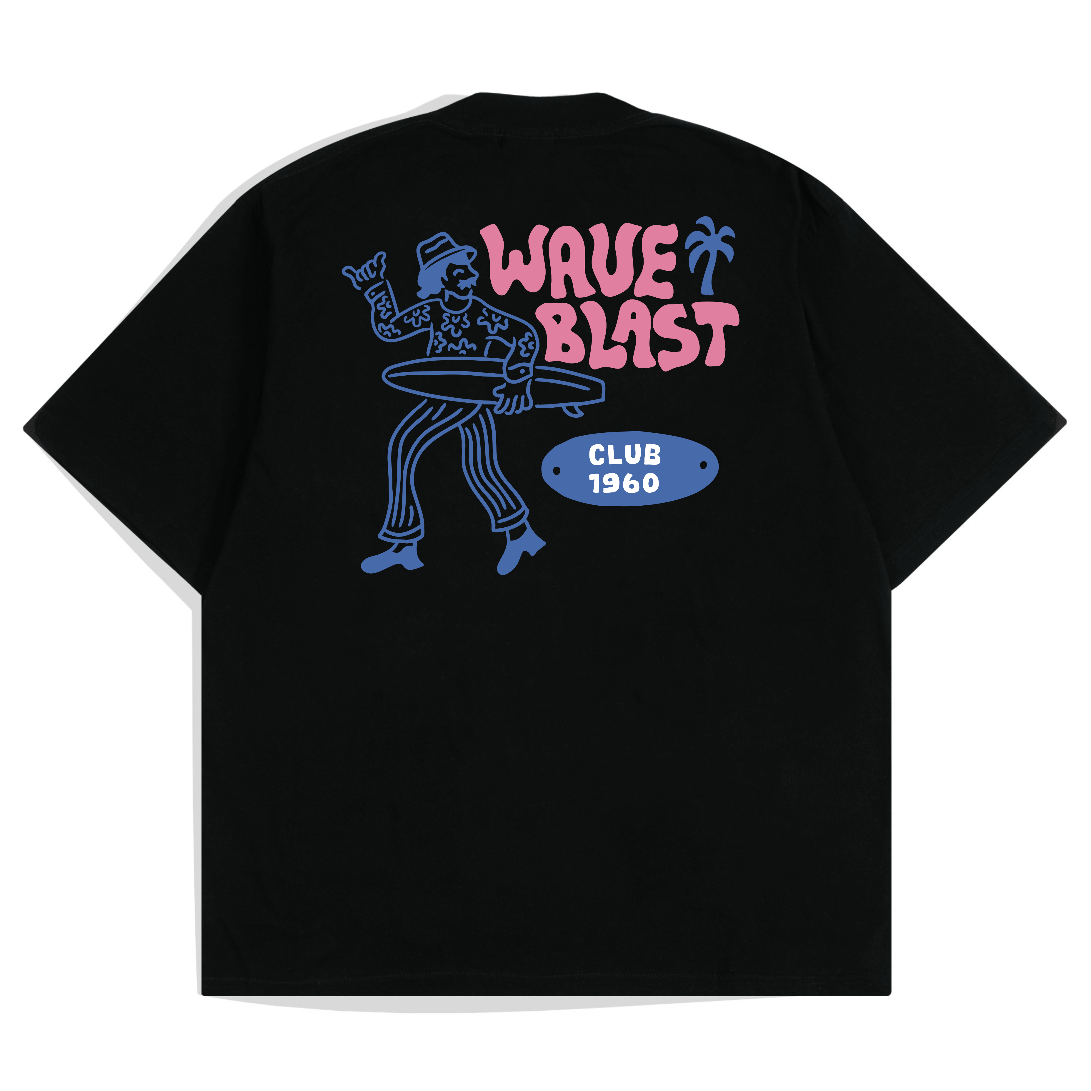 Waveblast Oversize T-Shirt Sheiku Black