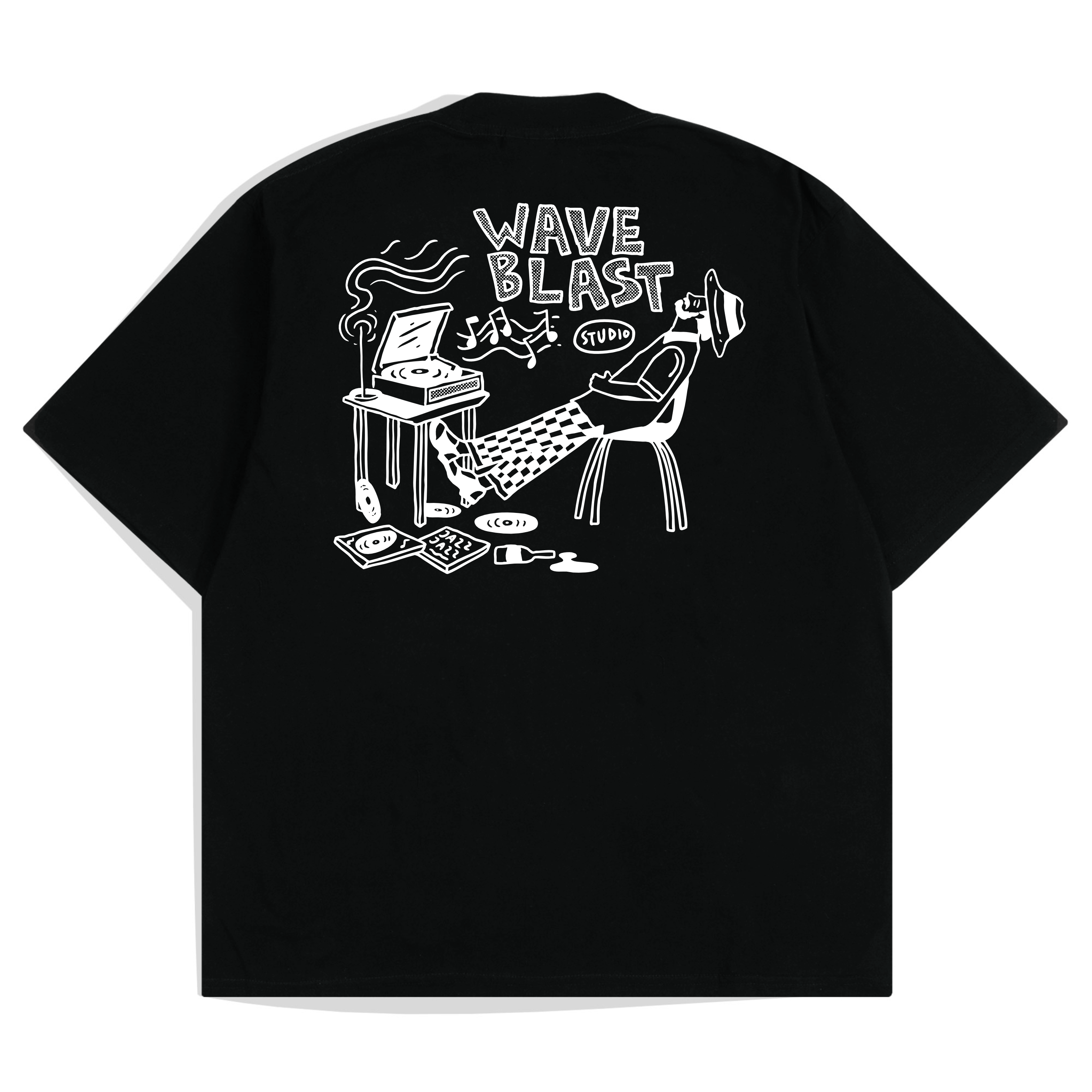 Waveblast Oversize T-Shirt Jazz Black