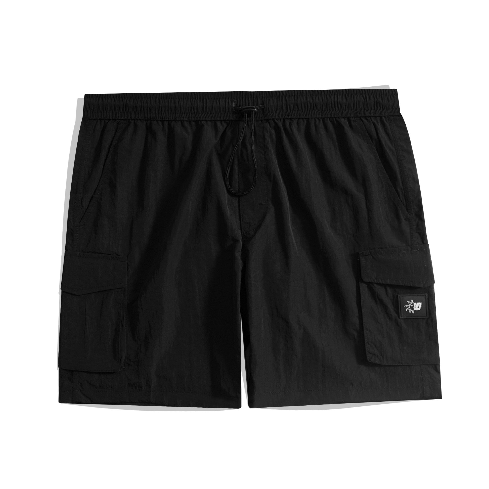 Waveblast Short Pants Cargo - Tisse Nylon Crincle Black