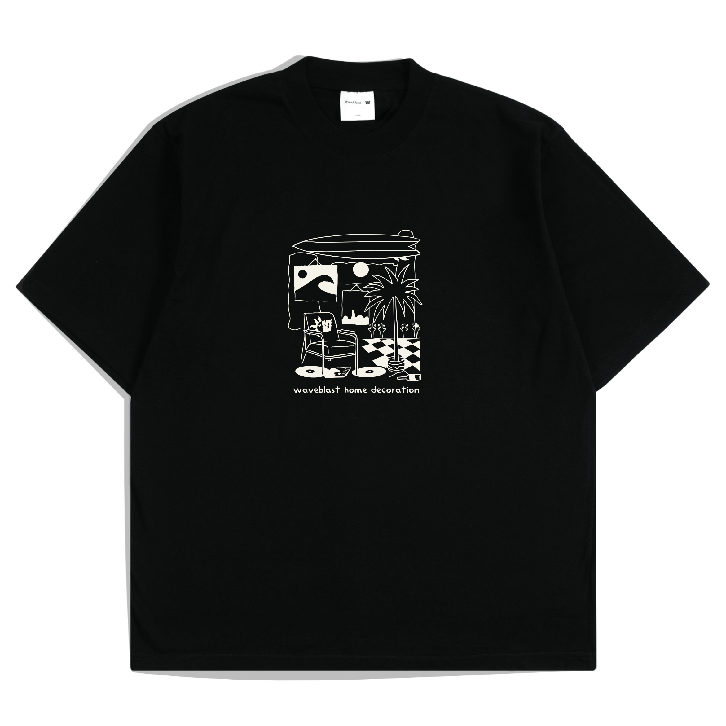 Waveblast Oversize T-Shirt Homdec Black