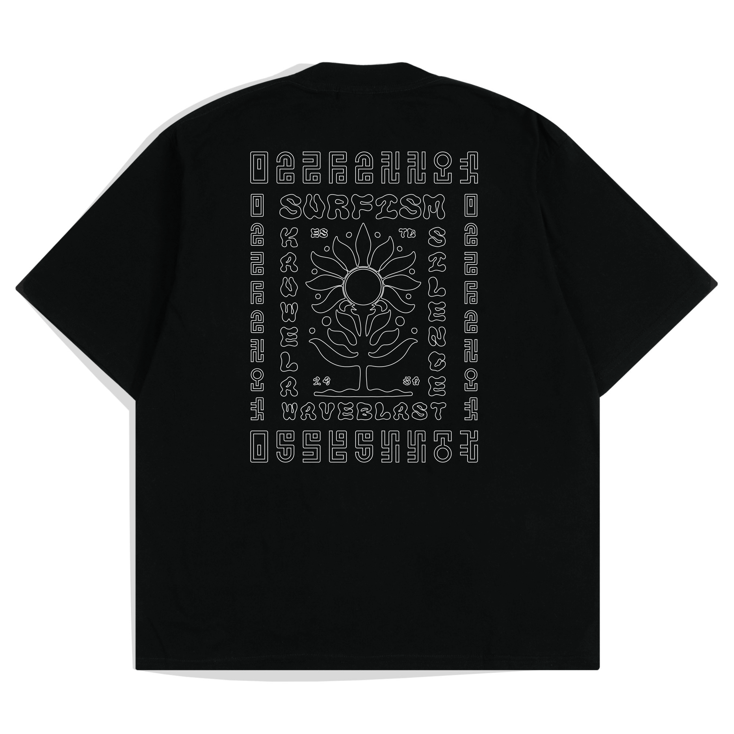Waveblast Oversize T-Shirt Kauwela Black