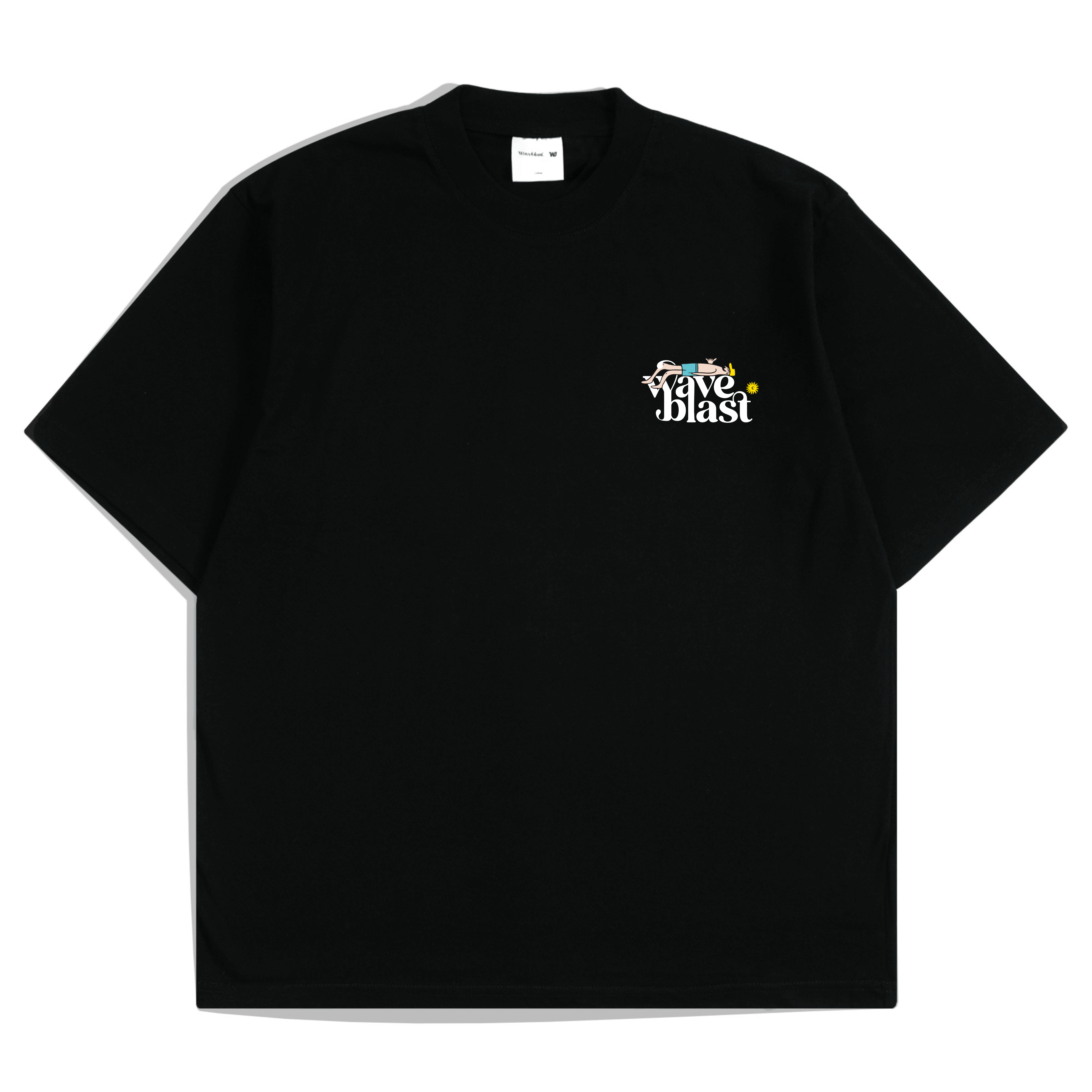 Waveblast Oversize T-Shirt Falldown Black