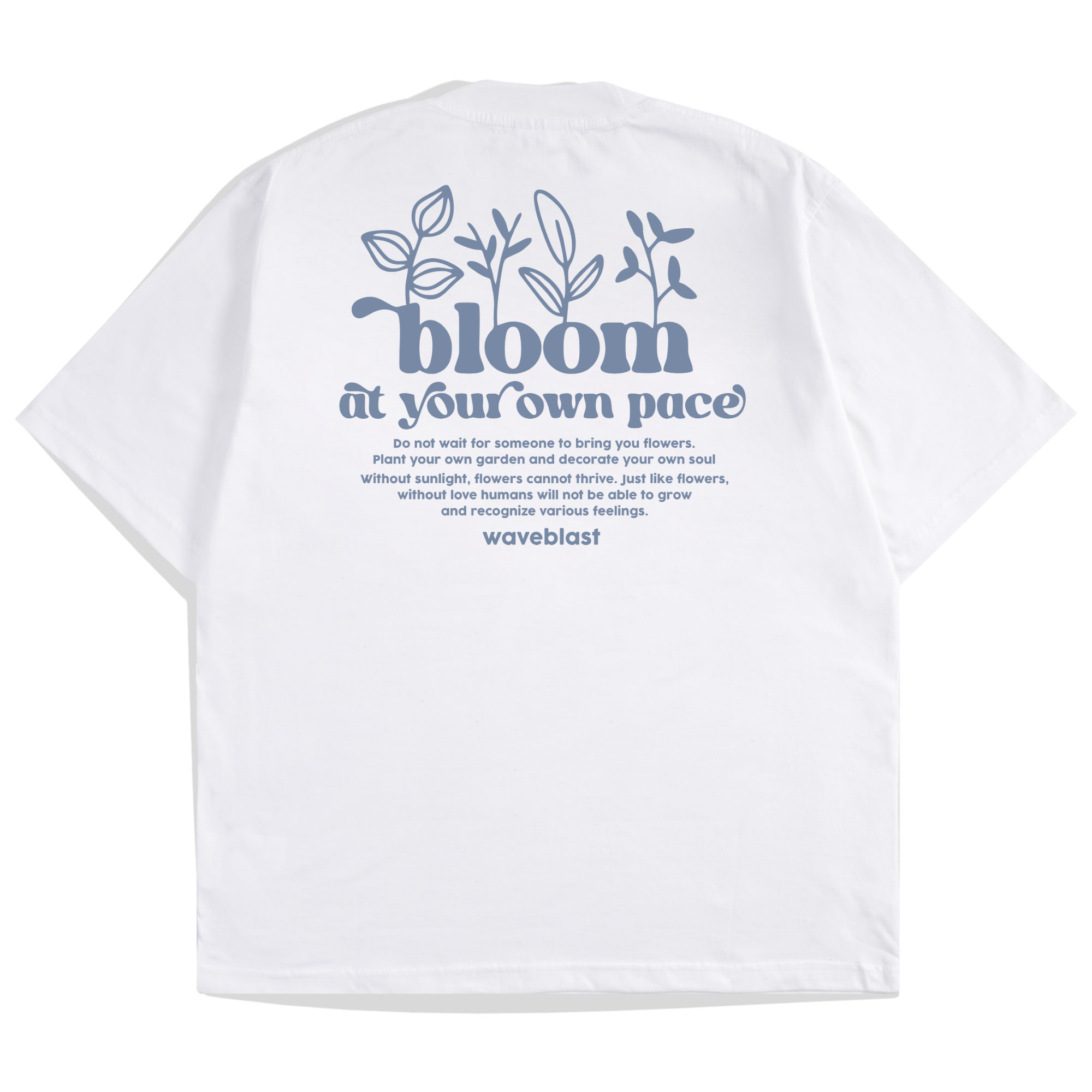 Waveblast Oversize T-Shirt Bloom White